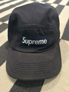 Super Rare Supreme Baseball Cap Hat vintage croc high quality leather luxe line - Picture 1 of 7