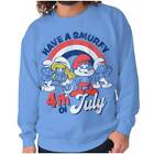 Retro Smurfs Cartoon 4th of July Sweatshirt for Men or Women