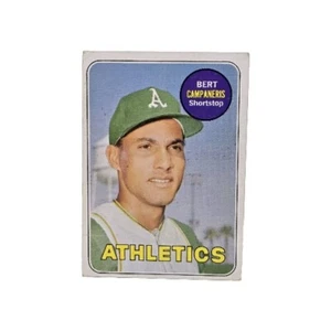 1969 Topps #495 Bert Campaneris Oakland Leichtathletik Baseballkarte - Bild 1 von 2