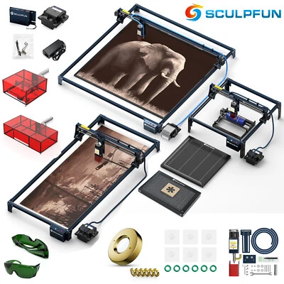 SCULPFUN S30 Laser Graviermaschine Laser Engraver alle Upgrade-Komponenten DIY