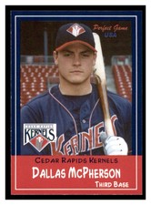 2002 Perfect Game Cedar Rapids Kernals #14 DALLAS MCPHERSON