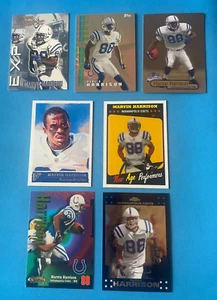 Lote de 7 tarjetas de fútbol americano Marvin Harrison Indianapolis Colts (S610) - Imagen 1 de 2