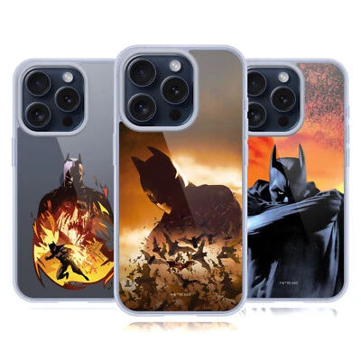 OFFICIAL BATMAN BEGINS GRAPHICS SOFT GEL CASE FOR APPLE iPHONE PHONES - Image 1 of 4