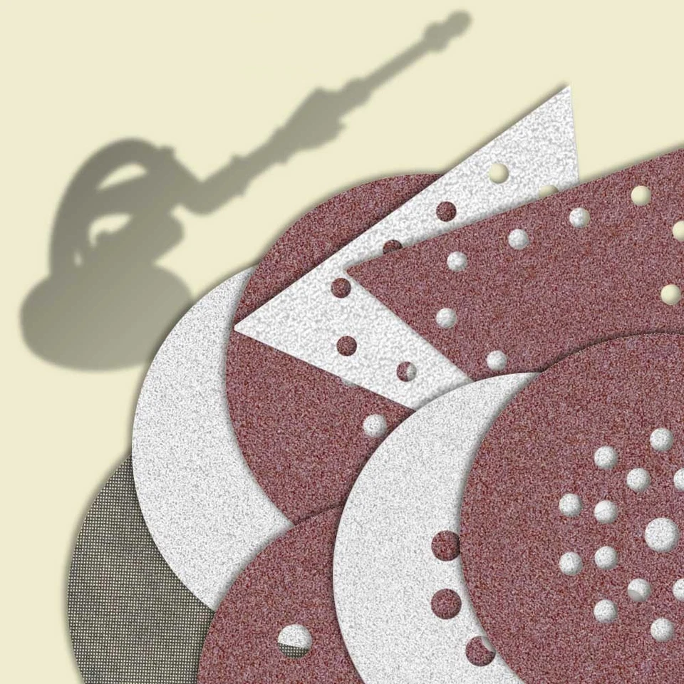 MioTools Schleifpapier Schleifscheiben 225 mm Trockenbauschleifer große Auswahl