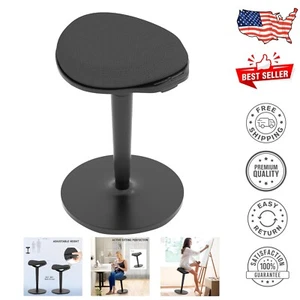 Breathable Modern Stool with Wobble Motion - Comfortable Desk Chair, 22.2-28.1" - Picture 1 of 11