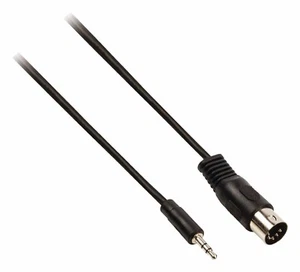 5 Pin DIN auf 3,5mm Stecker Verbindung / Kabel (Stecker > Stecker) > Länge wählbar 1m 2m - Bild 1 von 2
