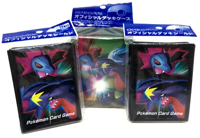 Pokemon GARCHOMP & HYDREIGON Sleeves 64pcs Set Shield Hüllen Deck Box Case Jp - Bild 1 von 4