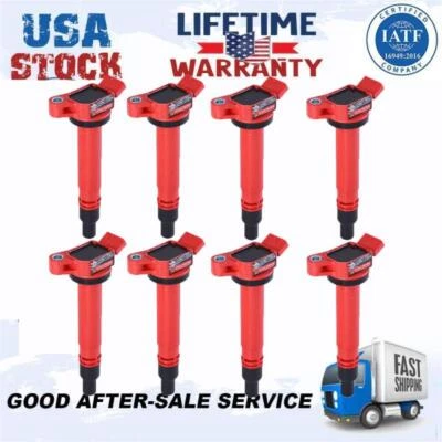 Pacote com 8 bobinas de ignição para Toyota Avalon 3.5L V6,2.5L L4 2005-2015 2016 2017 2018 - Imagem 1 de 4