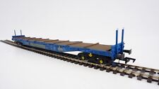 Heljan 5114 Cargowaggon IGA Bogie flat weathered Wagon timber load OO Gauge new