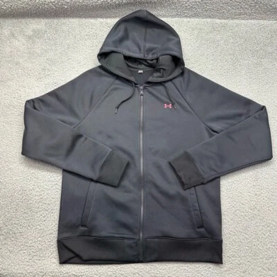 Under Armour Storm Hoodie Womens Size Large Full Zip Fleece Athletic Jacket - Image 1 of 4