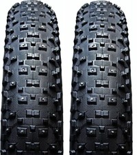2-Pack VEE Rubber STUDDED SnowShoe XL 26" x 4.8" Folding Fat Bike Tires Tubeless