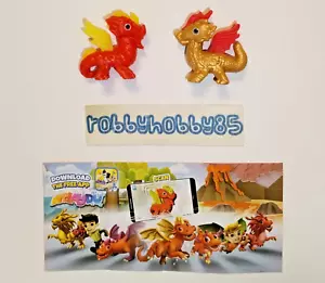 SERIE COMPLETA CHINESE DRAGONS (VQ099 - VQ100) + 2 BPZ KINDER ITALIA 2024/2025 - Picture 1 of 1
