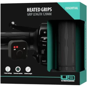 Ultimateaddons Essential Motorcycle Heated Grips 120mm with Control Motorbike - Picture 1 of 4