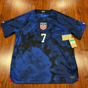 Maglia da calcio 2022 uomo Nike United States Gio Reyna Away XL USMNT US USA - Foto 1 di 11
