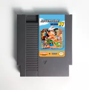 Master Takahashi's Adventure Island IV 4 NES Game Cartridge USA NTSC & EU PAL - Picture 1 of 2