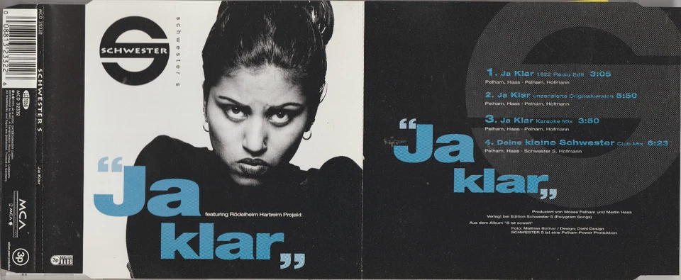 Schwester S - Ja klar (1995) [4 Track Maxi-CD] - Bild 1 von 1