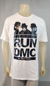 NEW Old Navy Run DMC XXLARGE XXL White Graphic Print Crew Neck SS T Shirt Top - Picture 1 of 7