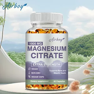 Magnesium Citrate 1000mg - Supports Digestive Health, Strong Bone Muscle Health - Picture 1 of 7