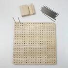 Knitting Board with 20 Pin Wood with Grids Durable for Knitting Crochet Gift