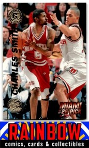 1997 Press Pass Double Threat #25 Charles Smith Blue