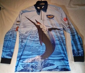 BCF Mens Lightweight Blue Long Sleeve Fishing Shirt X-Large - Picture 1 of 6