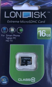 2x Micro SD Card 16GB Londisk Extreme Class 10 - Picture 1 of 3