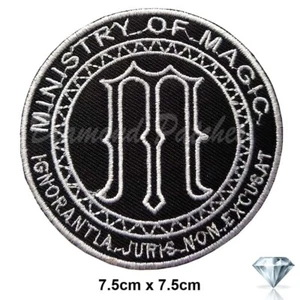 Ministry of Magic embroidery patch iron sew on movie fashion badge Harry potter - Picture 1 of 2
