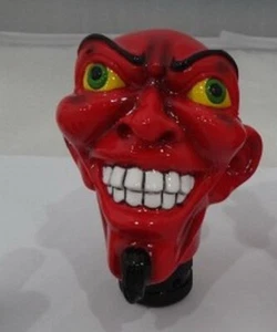Car Shift Shifter Knob Red devil Sports Auto Manual Universal Gear Lever SN53 - Bild 1 von 7