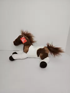 Aurora Flopsie 12" Tola Il cavallo peluche imbottito marrone bianco con etichetta 31477 - Foto 1 di 22
