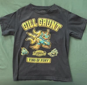Youth Skylanders *Gil Grunt Fins Of Fury* Tshirt Size 7 - Picture 1 of 2