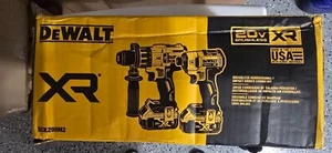 DEWALT DCK299M2 20V MAX XR Hammer Drill & Impact Driver Combo Kit (4 Ah) New - Picture 1 of 6