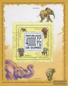 Guinea Block 2301 MNH 2013 Elefanti - Foto 1 di 1