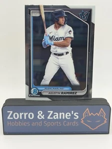 AGUSTIN RAMIREZ  2024 Bowman Draft - Chrome  #BDC-133 MIAMI MARLINS - Picture 1 of 2