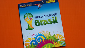 SAMMELBILDALBUM "FIFA WORLD CUP 2014", Panini 2014, teilbebildert 15%, Zustand 1
