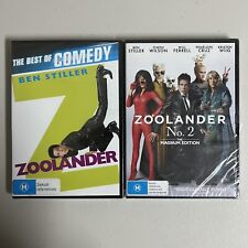 Zoolander 1 + 2 DVD Region 4 Brand New & Sealed Ben Stiller