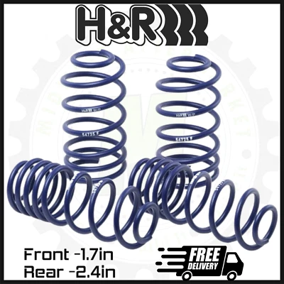 H&R Front and Rear Super Sport Lowering Springs | Fits 2011-2014 Ford Mustang - Image 1 of 2