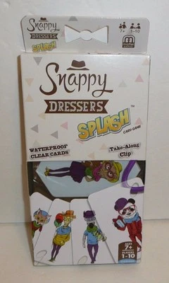 Snappy Dressers SPLASH Card Game Waterproof Cards for Pool Beach Water Proof NEW - Image 1 of 2