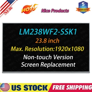 For Lenovo 520-24IKU 520-24AST 520-24ICB 520-24ARR LCD Screen Display 23.8" A+ - Picture 1 of 5