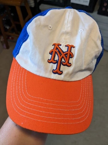New York Mets Baseball hat Orange Brim Chevrolet Adjustable Cover