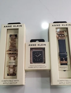  Anne Klein Tribeca Collection Ladies Watch Band 3 pc Set 44mm - Picture 1 of 12