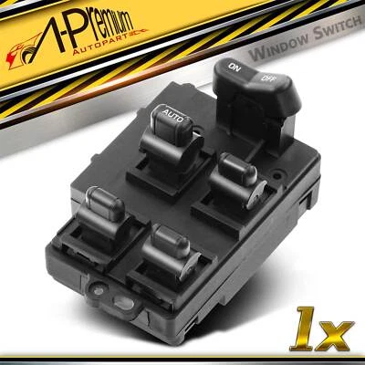 Power Window Switch Front Driver LH Left for Honda Accord 1994-1997 Wagon Sedan - Image 1 of 4