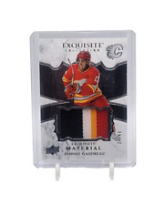 JOHNNY GAUDREAU 2019-20 UD EXQUISITE COLLECTION💥#24 of 49💥RARE 4 COLOR PATCH!