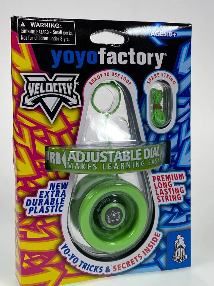 YoYoFactory Velocity Yo-Yo - Adjustable Response! - Green - Image 1 of 1