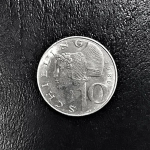 1986 Austria Republik Österreich 10 Ten Shilling Zehn Schilling - Picture 1 of 2