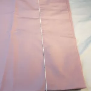 2 Vintage Westpoint Pepperell Pillow Case Solid Pink Mid Century Made USA EUC - Picture 1 of 11