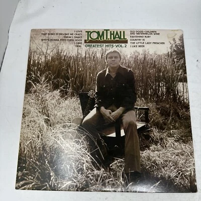 Tom T. Hall-Greatest Hits Vol. 2 1975 SRM-1-1044 Vinyl RARE White Label E - Image 1 of 4