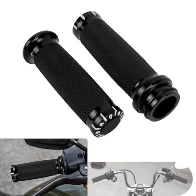 Empuñaduras electrónicas de acelerador de 1" para Harley 08-2024 Touring Electra Road Glide Foto 1 de 4