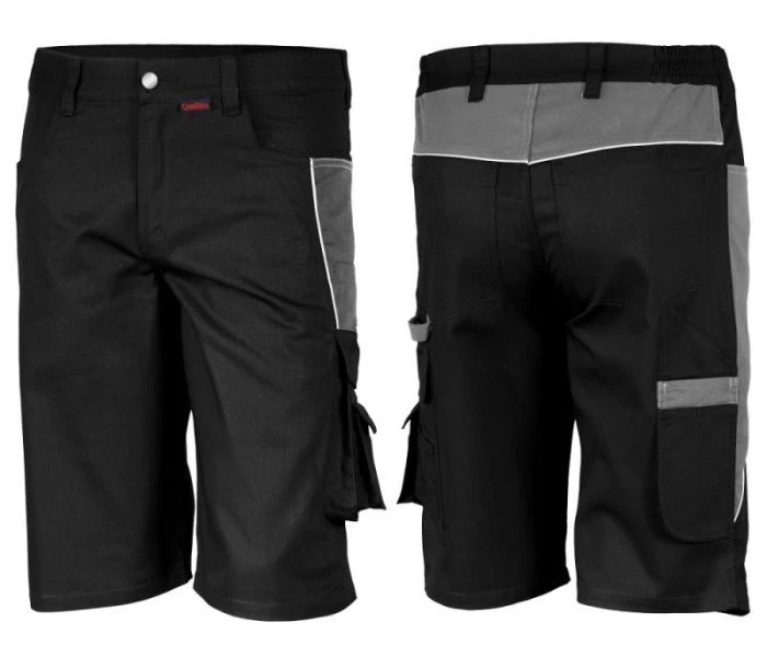 QUALITEX PRO 61936TC8 Arbeits Bermuda Cargo Shorts kurze Hose schwarz grau 46-64