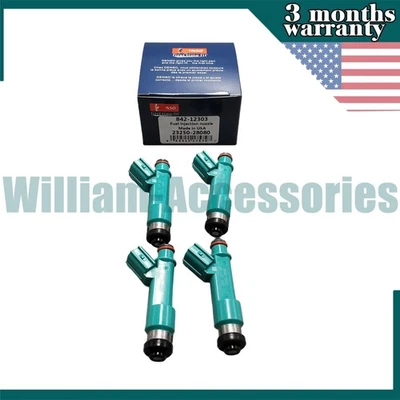 4pcs NEW DENSO Fuel Injectors for 04-15 Toyota Matrix Highlander RAV4 Scion TC Foto 1 de 4