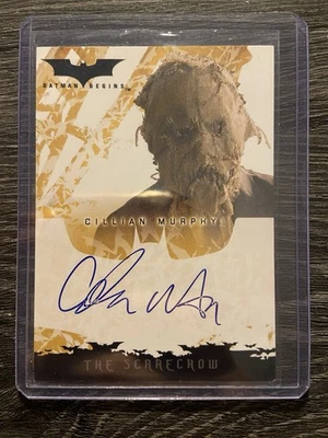2005 Topps Batman Begins Cillian Murphy Autograph Peaky Blinders 28 Days Actor - Image 1 of 3